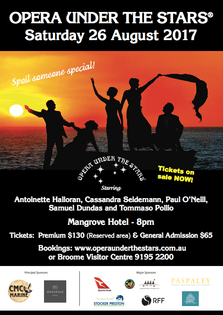 Opera Under the Stars to feature a one-off performance not be missed - Sat 26 August Opera Under the Stars to feature a one-off performance not be missed - Sat 26 August